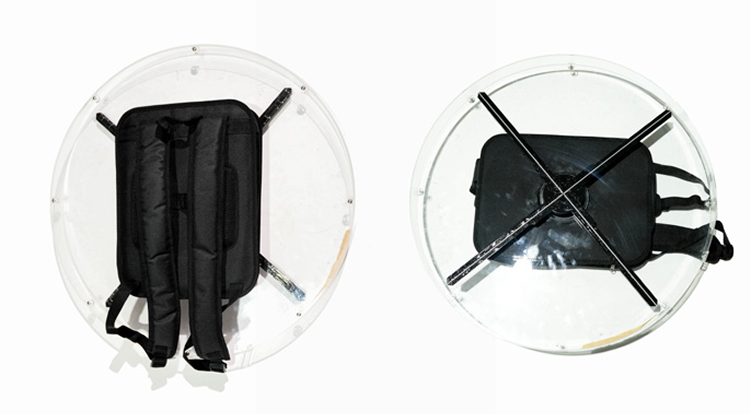 Hologram fan backpack