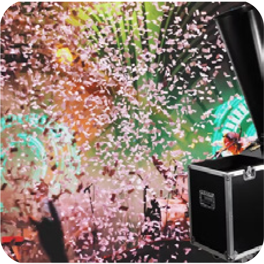 DMX CO2 Confetti Blaster — effect