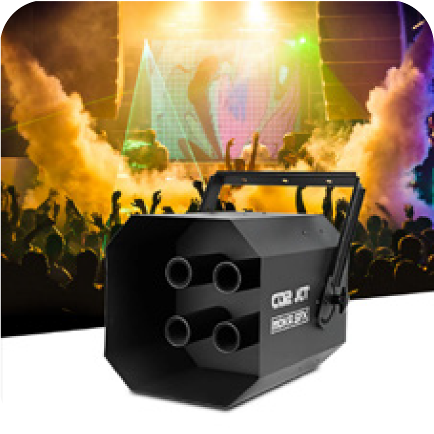 4 Head Super CO2 Jet — effect